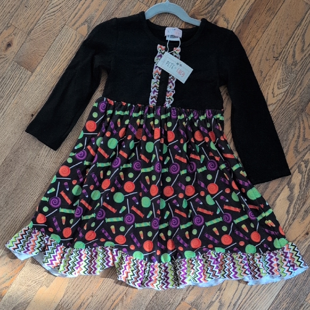 Colorful Candy Pattern Kids Dress